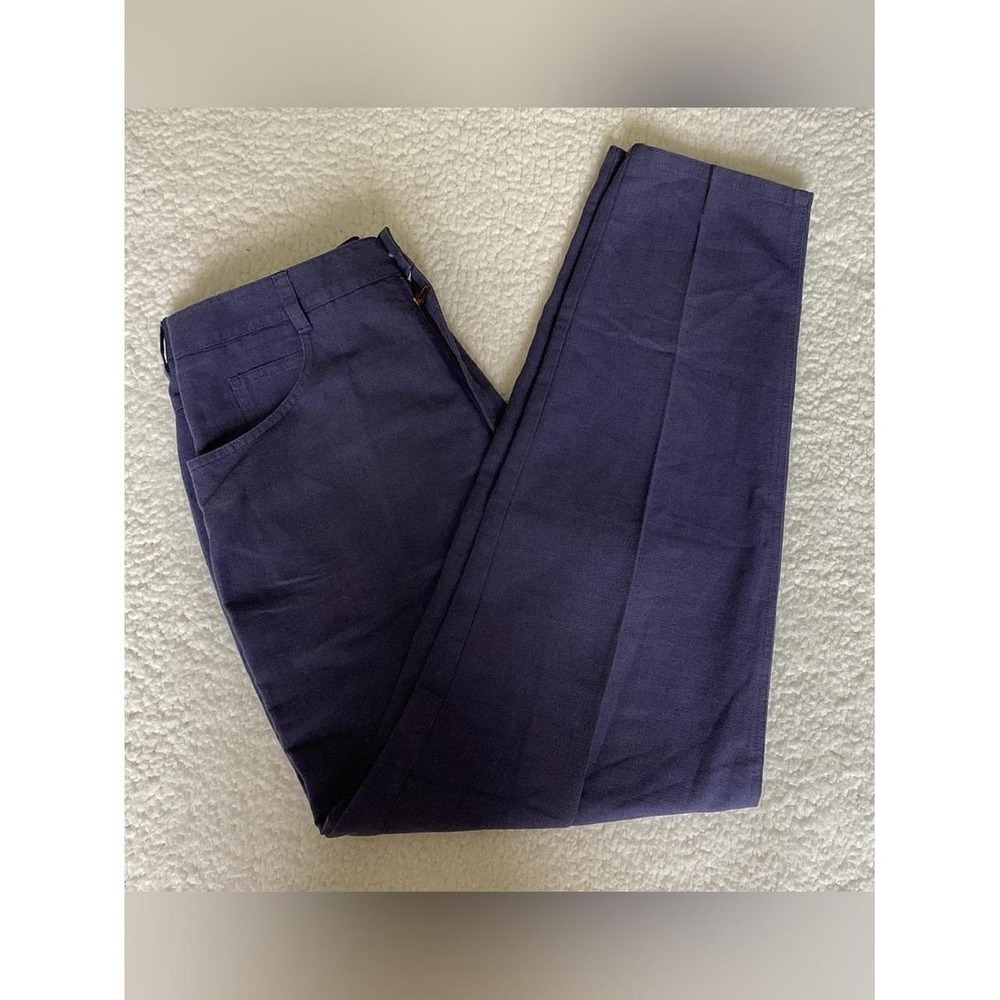 Talbots Irish Linen Blend Cropped Pants Size‎ 12 Quiet Luxury Coastal Chic